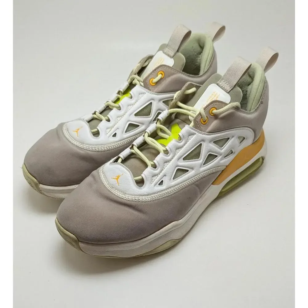 Womens Nike JORDAN AIR MAX 200 XX White Volt Orange‎ Shoes AV5186-101 Size 9